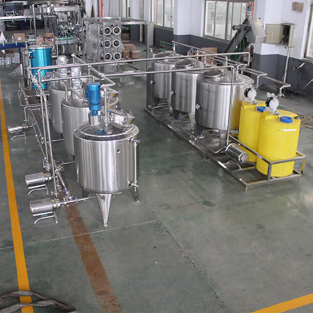 5T/H High Quality Juice Or Beverage Automactic Mixing And Sterilizer System 