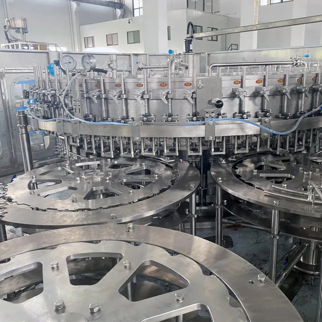 Automatic 3in 1 Bottled Flavor Water Rinsing Filling And Capping Machine 
