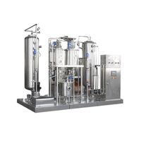 Automatic Carbonated Drinks Processing System Sparking Water Making Machine 