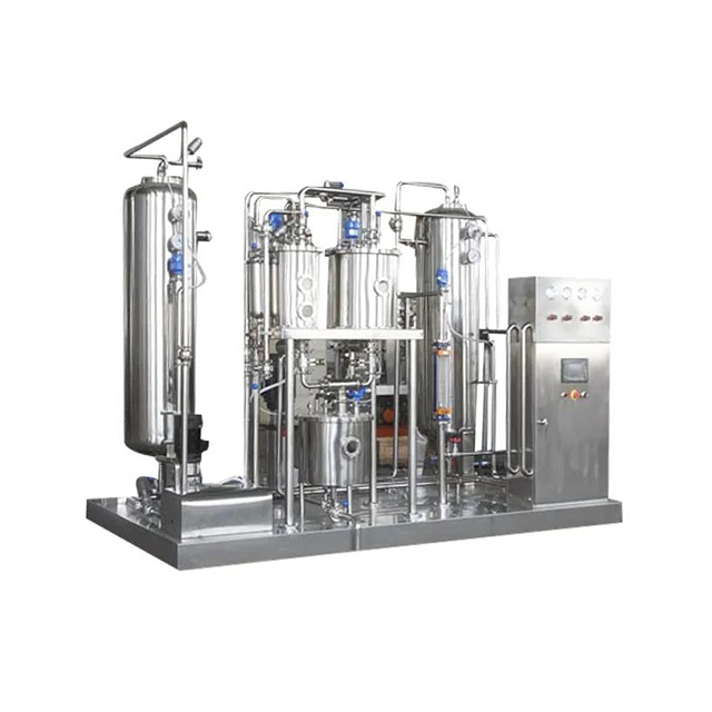 Automatic Carbonated Drinks Processing System Sparking Water Making Machine 