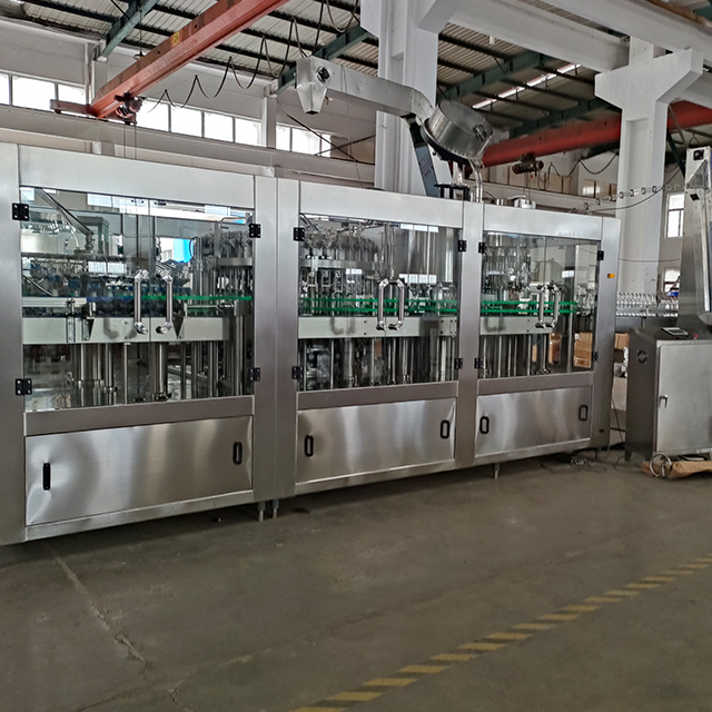 Automatic Glass Bottled Carbonted Drinks Filling Machine