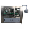 Automatic Triblock 3 in 1 Glass Bottled Carbonted Drinks Filling And Packaging Machine for Sale 
