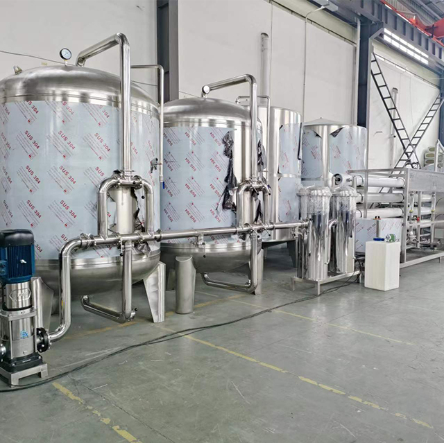 Water Treatment System For Water Filling Lines