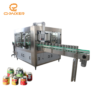 Tin Filling Machine for Beverage Filling Line Canned Cola Filling Machine 
