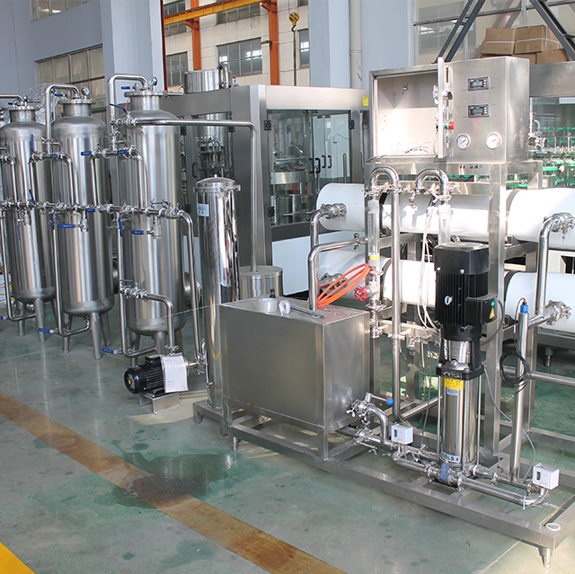 Water Treatment Reverse Osmosis System for Bottled Water Line 