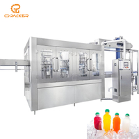 Automatic 3 in 1 Hot Beverage Filling Machine for Juices Production Lines